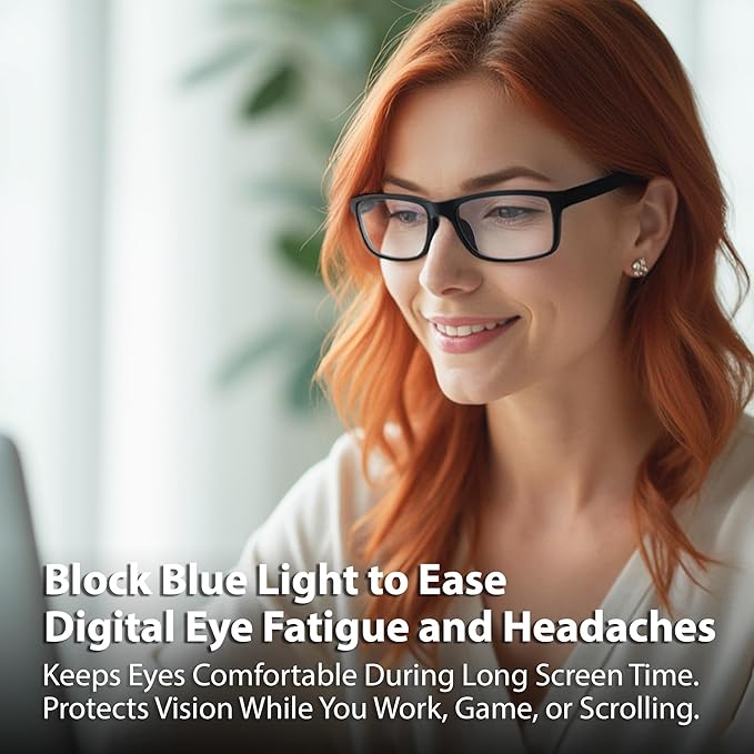 BLUE LIGHT COMPUTER GLASSES with STYLE