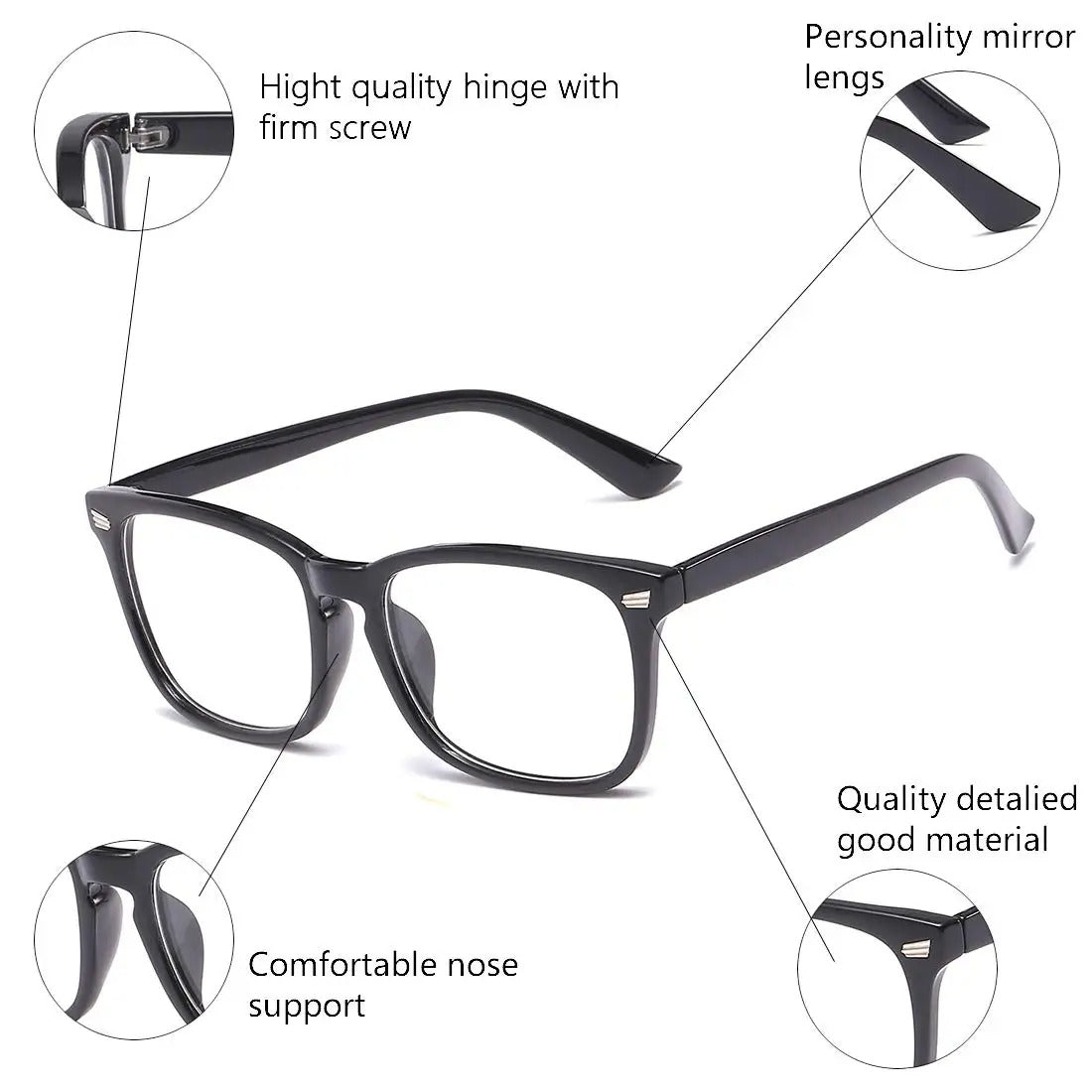 BLUE LIGHT COMPUTER GLASSES with STYLE