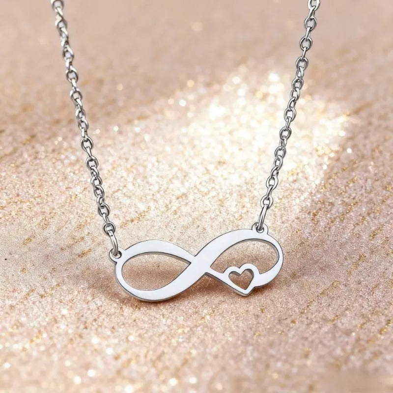 Beautiful INFINITY HEART Necklace