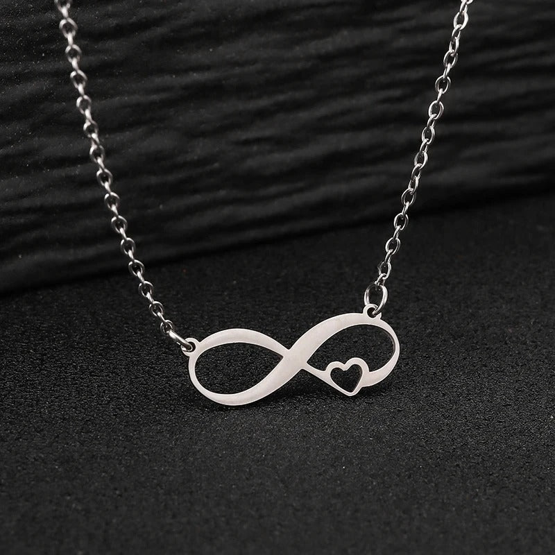 Beautiful INFINITY HEART Necklace